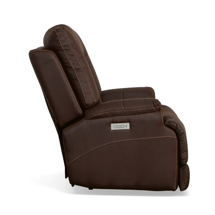 Marley Java Fabric Power Recliner with Power Headrest