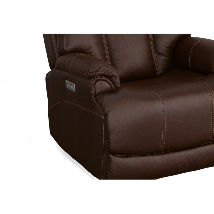 Marley Java Fabric Power Recliner with Power Headrest