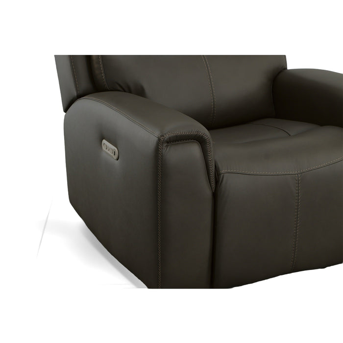 Jarvis Mica Leather Power Recliner with Power Headrest