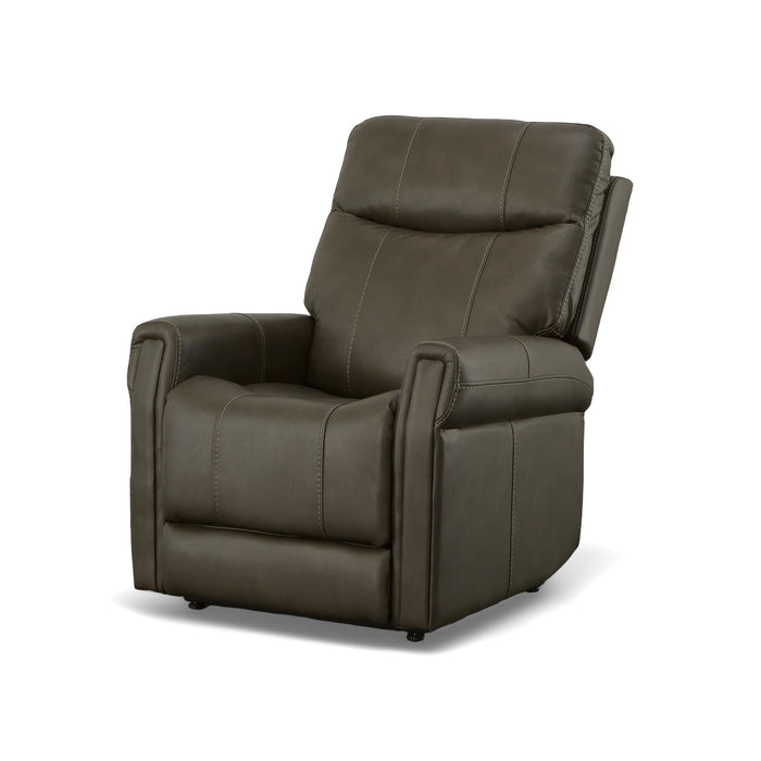 Jenkins Driftwood Fabric Power Lift Recliner with Right-Hand Control