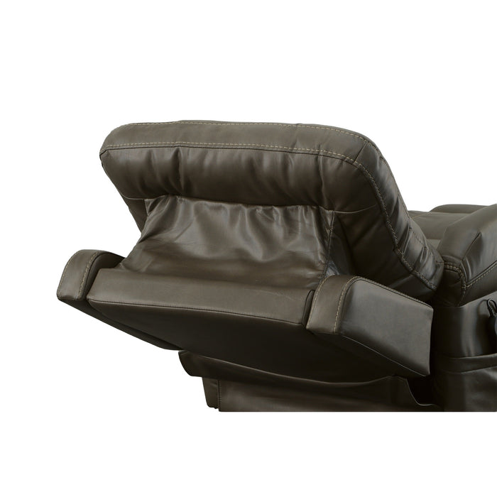 Jenkins Driftwood Fabric Power Lift Recliner with Right-Hand Control