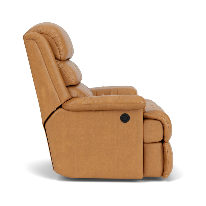 Yukon Leather Power Rocking Recliner