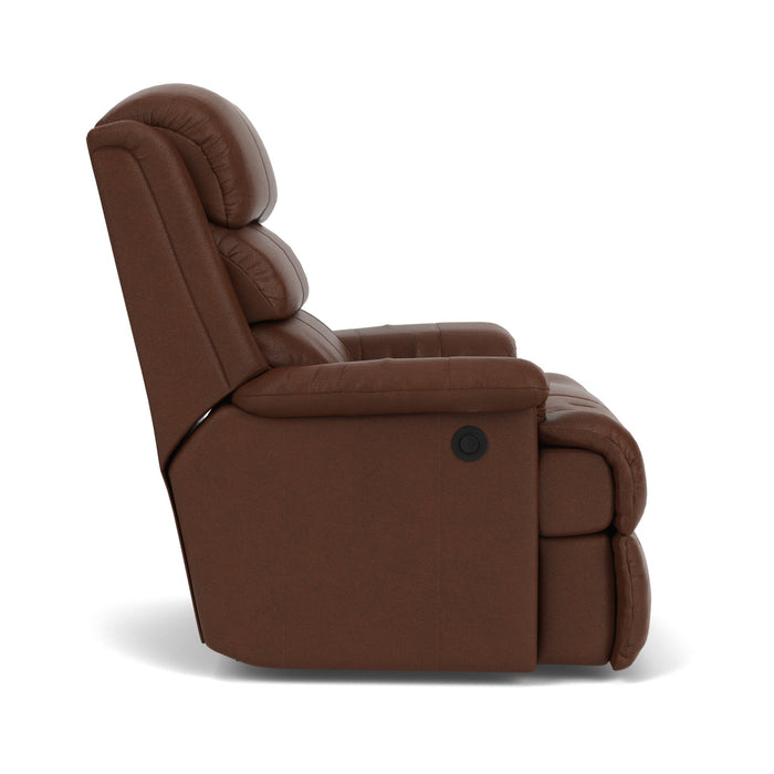 Yukon Leather Power Rocking Recliner