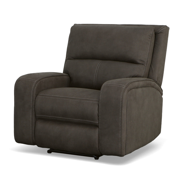 Nirvana Flint Fabric Power Recliner with Power Headrest