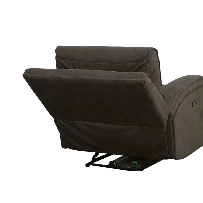 Nirvana Flint Fabric Power Recliner with Power Headrest