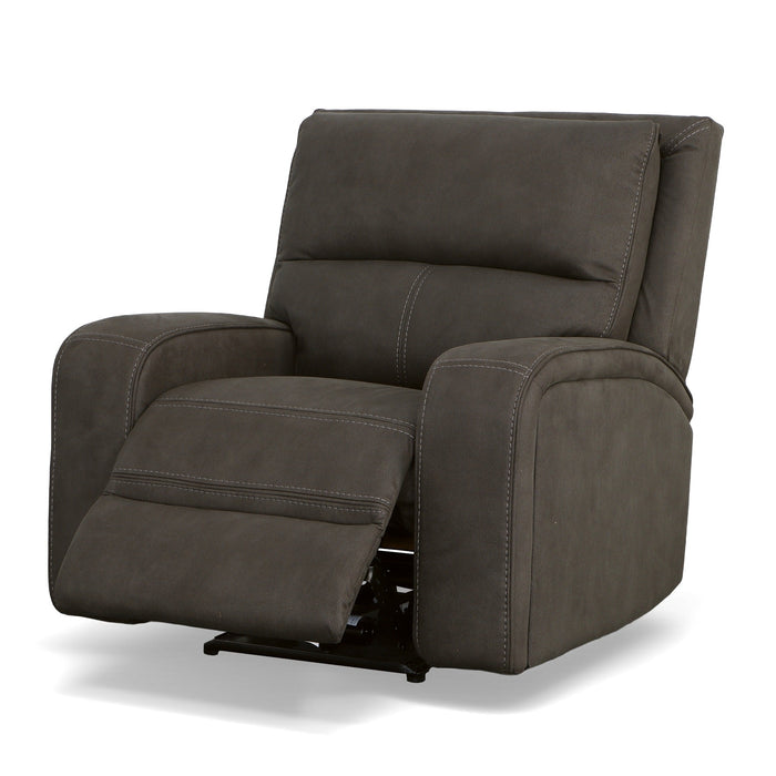 Nirvana Flint Fabric Power Recliner with Power Headrest