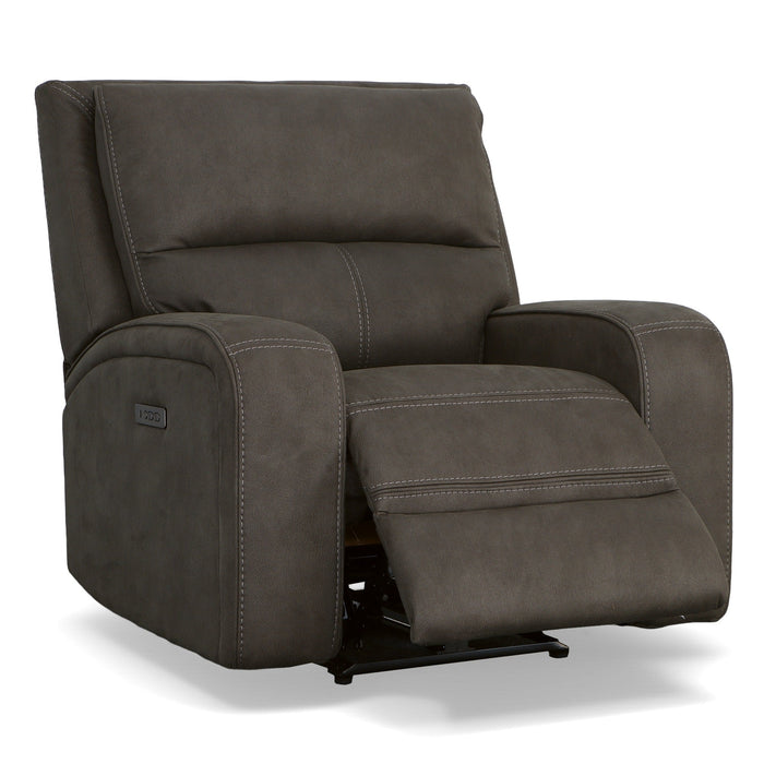 Nirvana Flint Fabric Power Recliner with Power Headrest