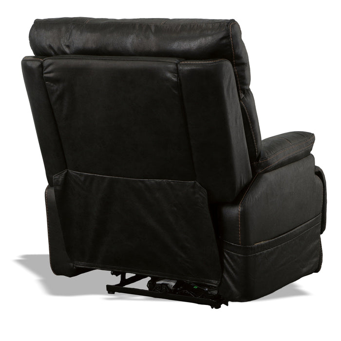 Clive Peppercorn Fabric Power Recliner with Power Headrest & Lumbar