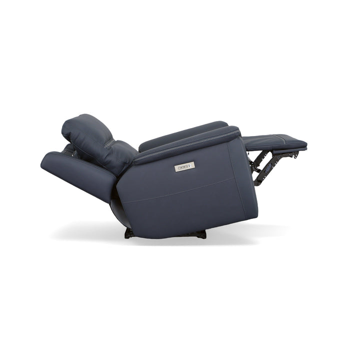 Sawyer Marine Leather Power Recliner with Power Headrest & Lumbar