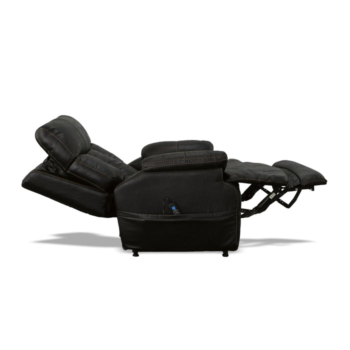 Clive Peppercorn Fabric Power Lift Recliner with Power Headrest & Lumbar