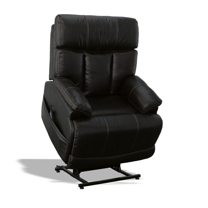 Clive Peppercorn Fabric Power Lift Recliner with Power Headrest & Lumbar