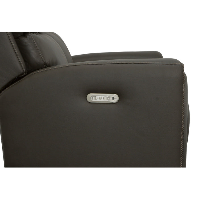 Jarvis Mica Leather Power Reclining Loveseat with Power Headrests