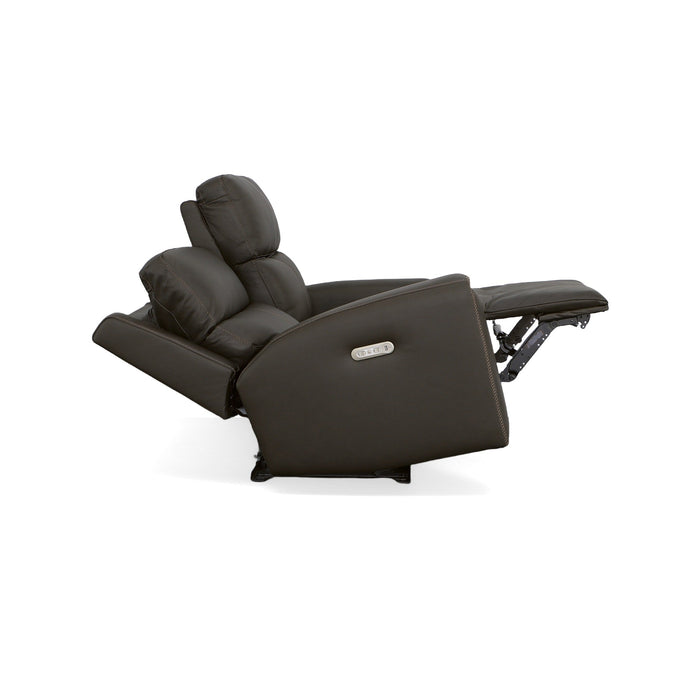 Jarvis Mica Leather Power Reclining Loveseat with Power Headrests