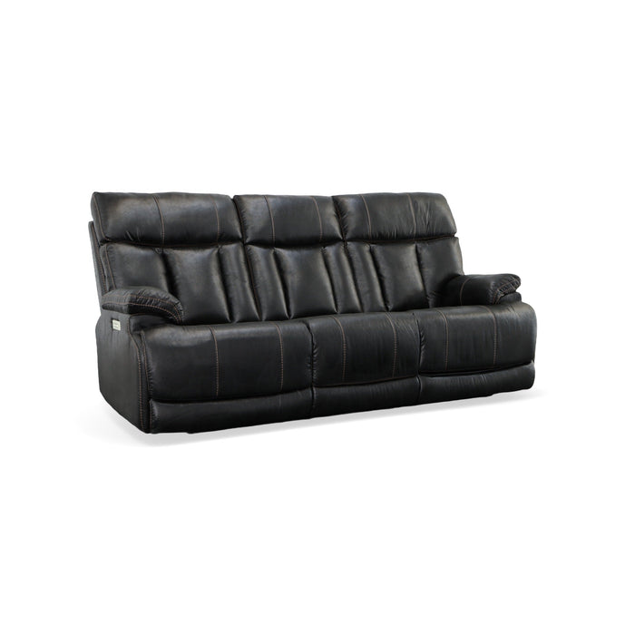 Clive Peppercorn Fabric Power Reclining Sofa with Power Headrests & Lumbar