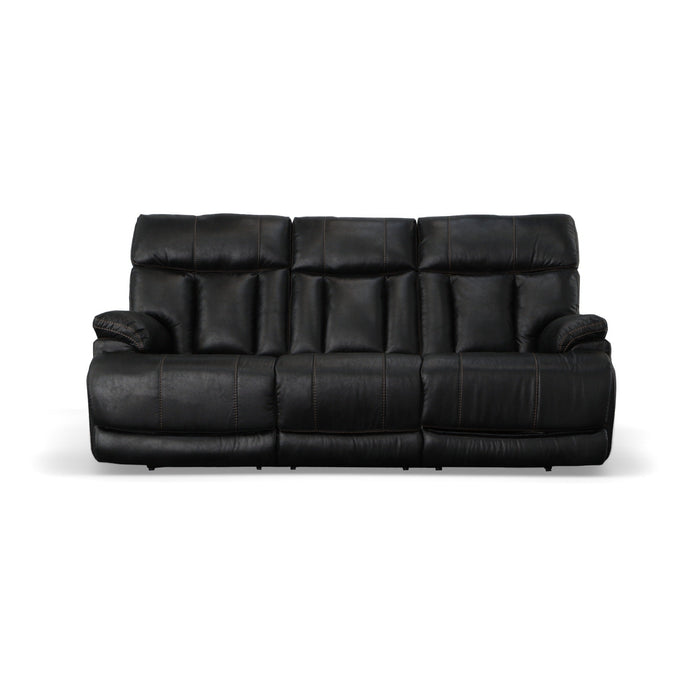 Clive Peppercorn Fabric Power Reclining Sofa with Power Headrests & Lumbar