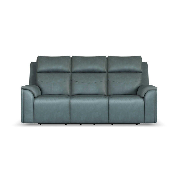 Vernon Admiral Fabric Power Reclining Sofa with Power Headrests, Lumbar, Heat & Massage