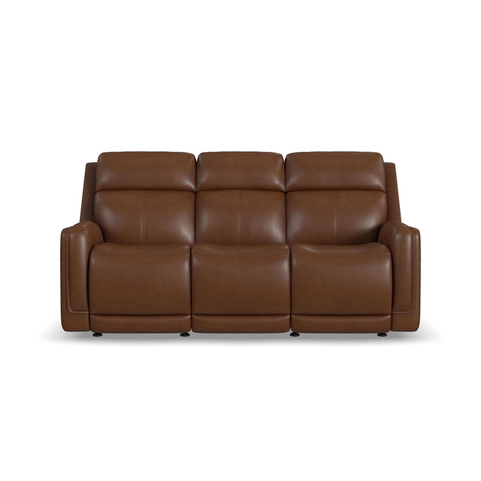 Alister Sedona Leather Power Gliding Sofa with Power Headrests & Lumbar