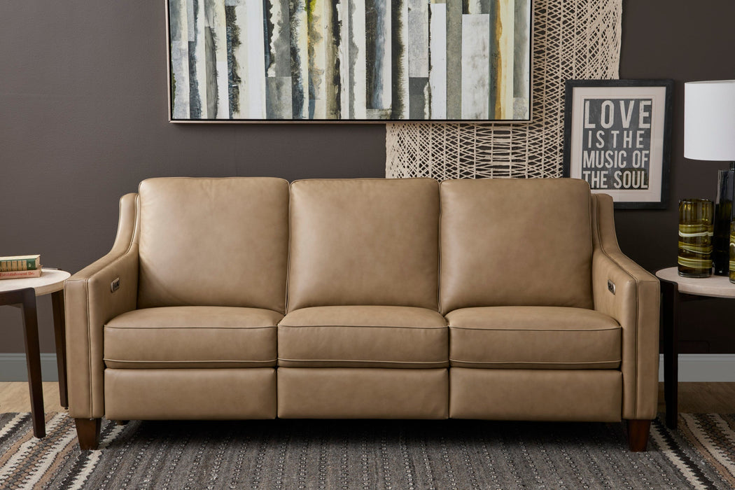 Finley Leather Power Inclining Sofa