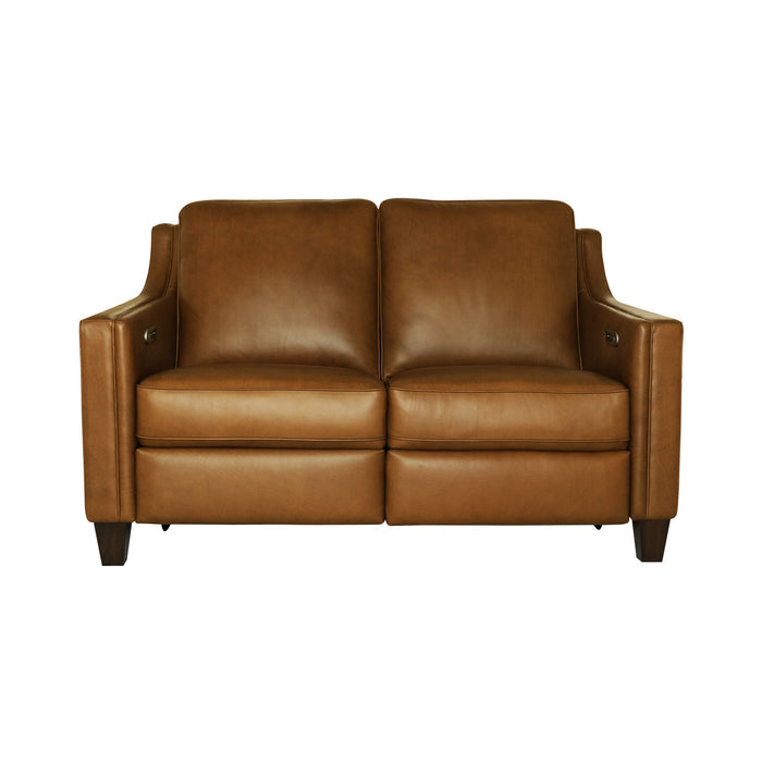 Finley Leather Power Inclining Loveseat