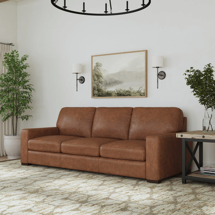 Endurance Chestnut Leather Sofa