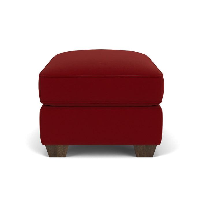 Carson Leather Ottoman