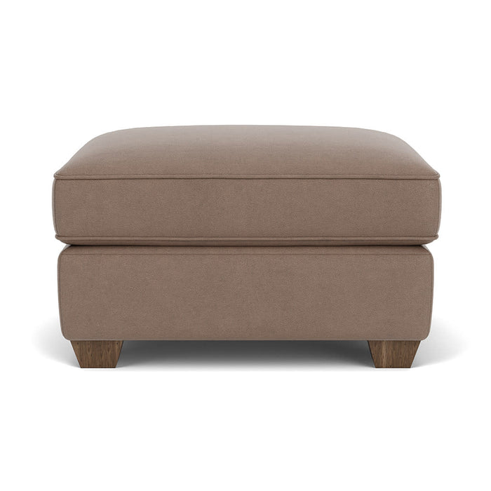 Carson Leather Ottoman