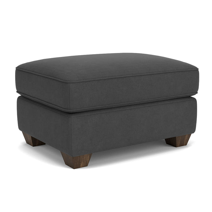 Carson Leather Ottoman