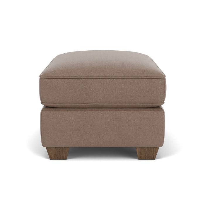 Carson Leather Ottoman