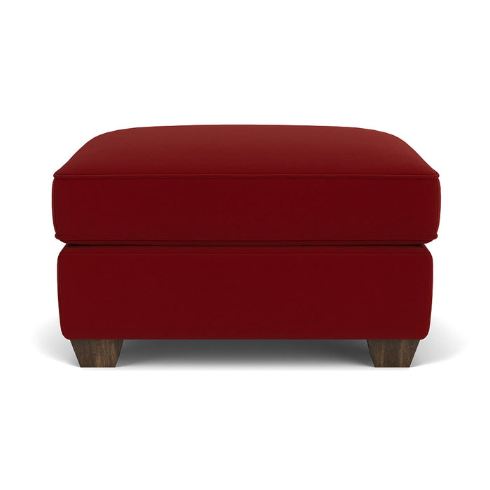 Carson Leather Ottoman