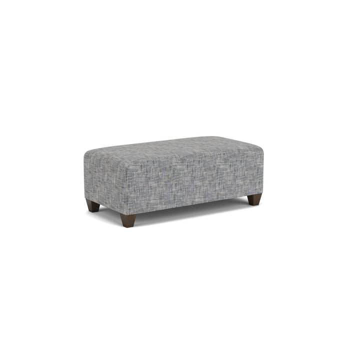 Cascade Fabric Rectangular Cocktail Ottoman