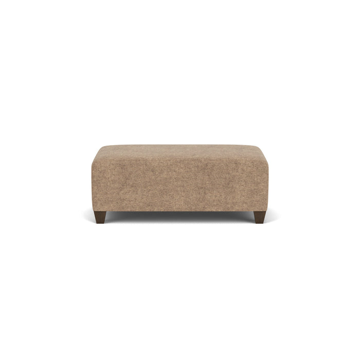 Cascade Fabric Rectangular Cocktail Ottoman