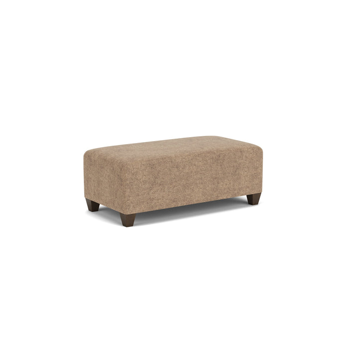 Cascade Fabric Rectangular Cocktail Ottoman