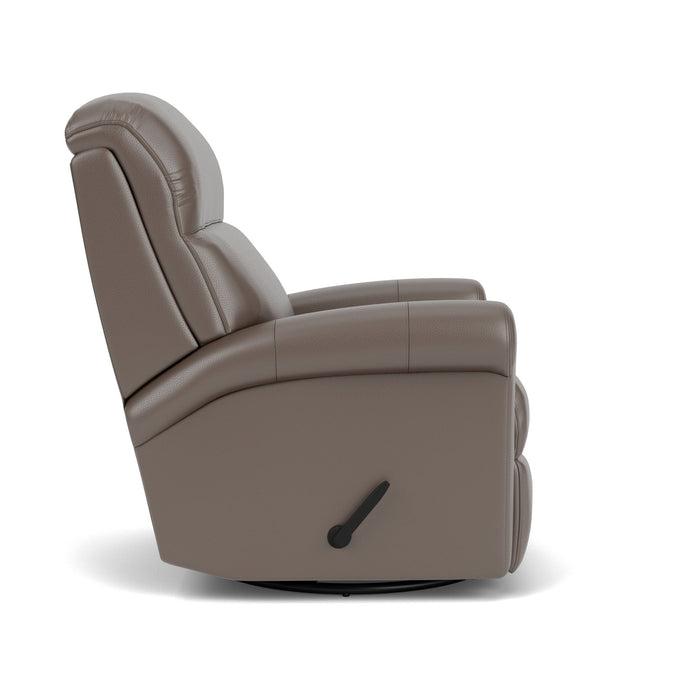 Davis Leather Swivel Gliding Recliner