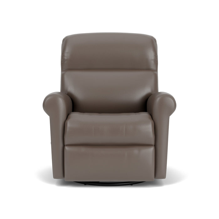 Davis Leather Swivel Gliding Recliner