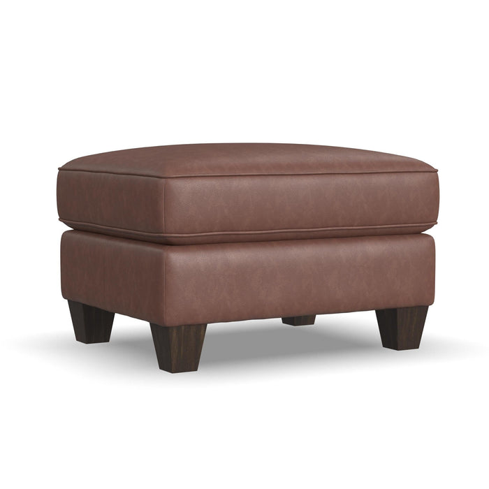 Dempsey Leather Ottoman