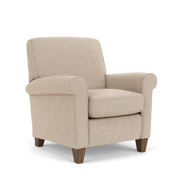 Dana Fabric High-Leg Recliner