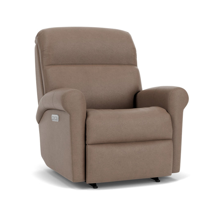 Davis Leather Power Recliner with Power Headrest