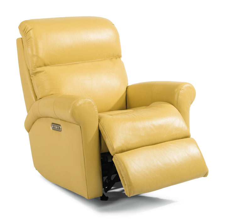 Davis Leather Power Recliner with Power Headrest