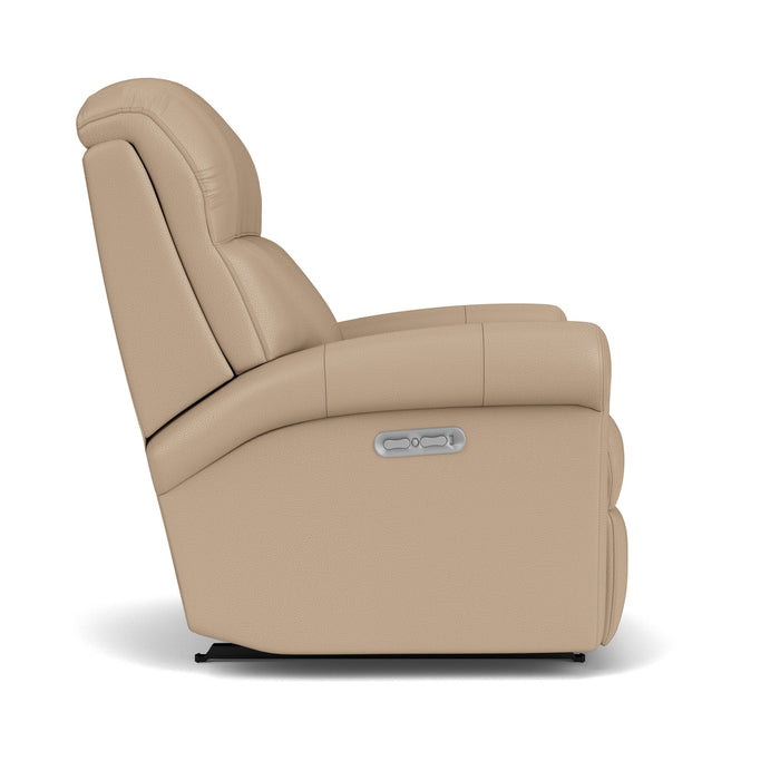 Davis Leather Power Rocking Recliner with Power Headrest