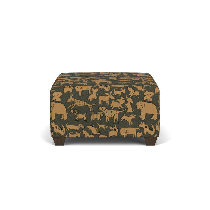 Freedom Fabric Square Cocktail Ottoman