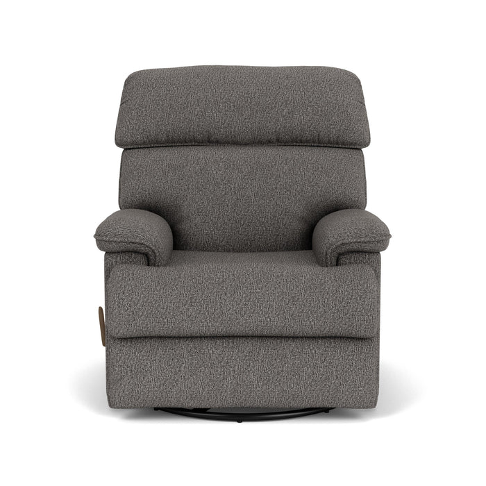 Geneva Fabric Swivel Gliding Recliner