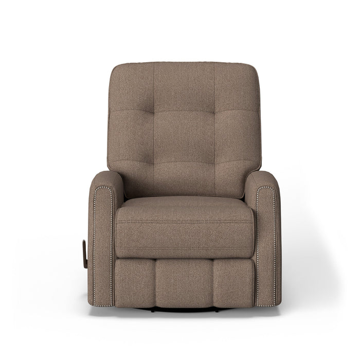 Devon Fabric Swivel Gliding Recliner