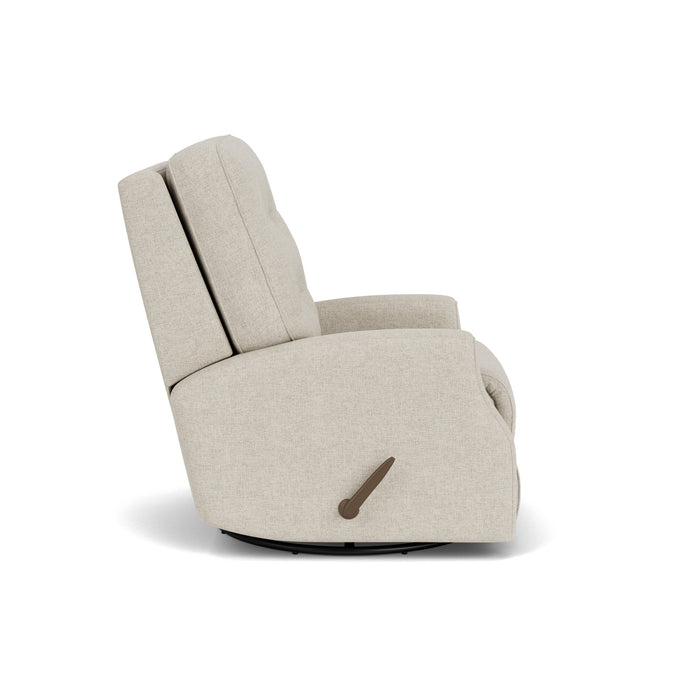 Devon Fabric Swivel Gliding Recliner