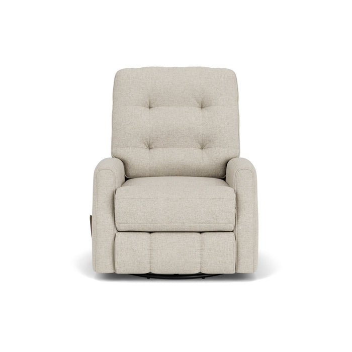 Devon Fabric Swivel Gliding Recliner