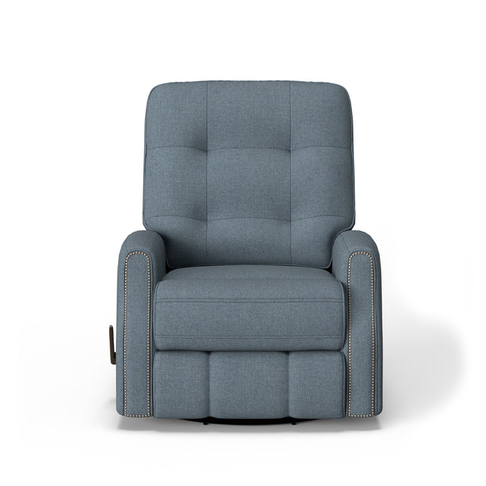 Devon Fabric Swivel Gliding Recliner