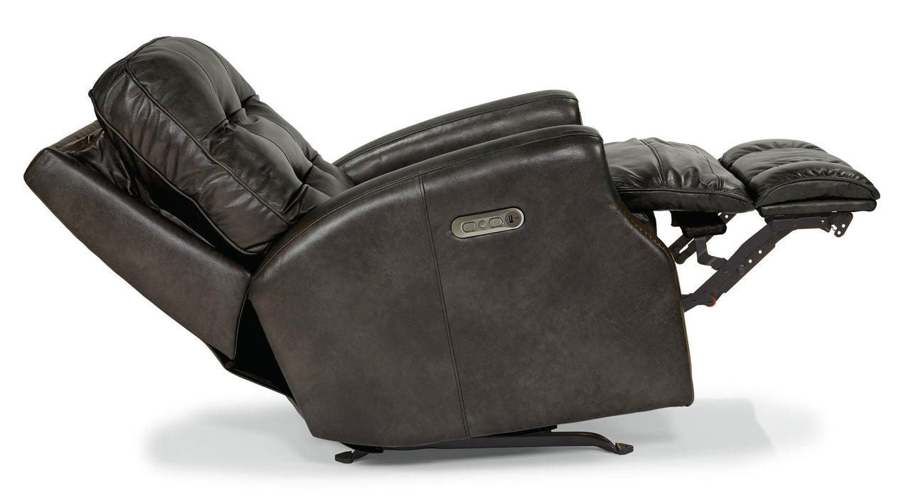 Devon Leather Power Recliner with Power Headrest