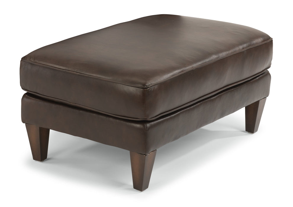 Digby Leather Cocktail Ottoman