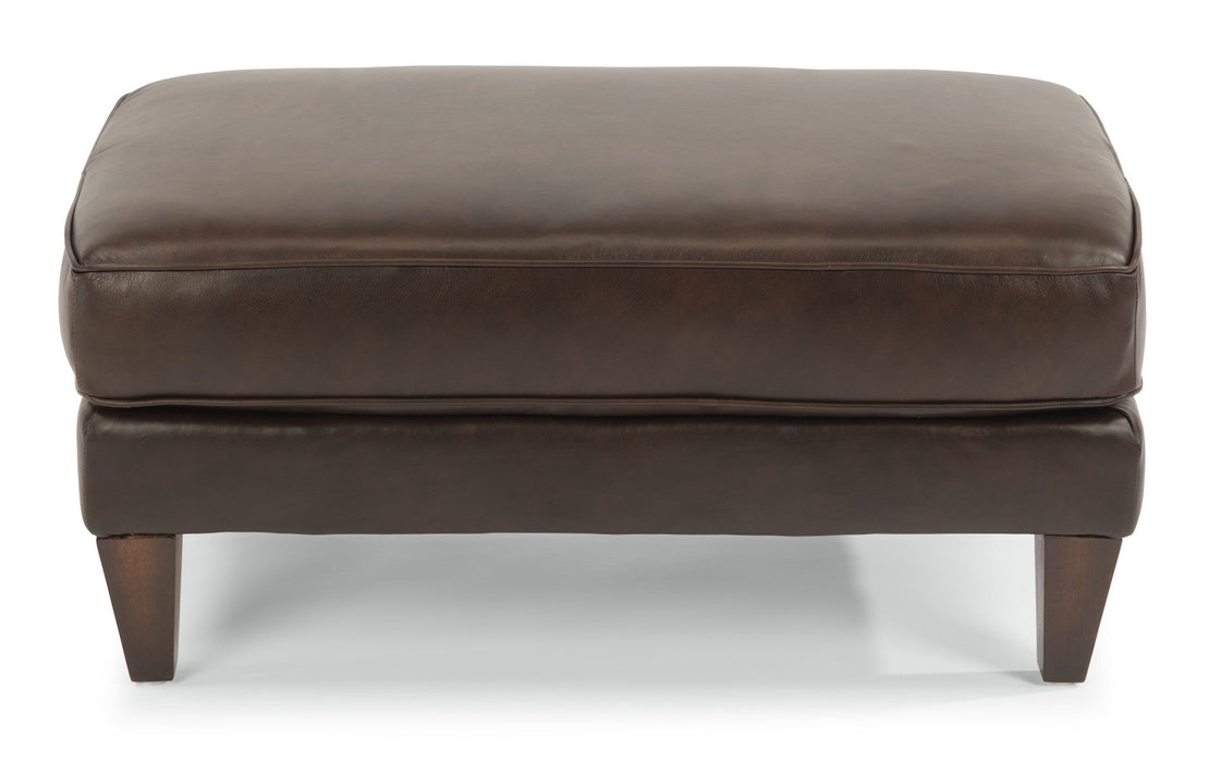 Digby Leather Cocktail Ottoman