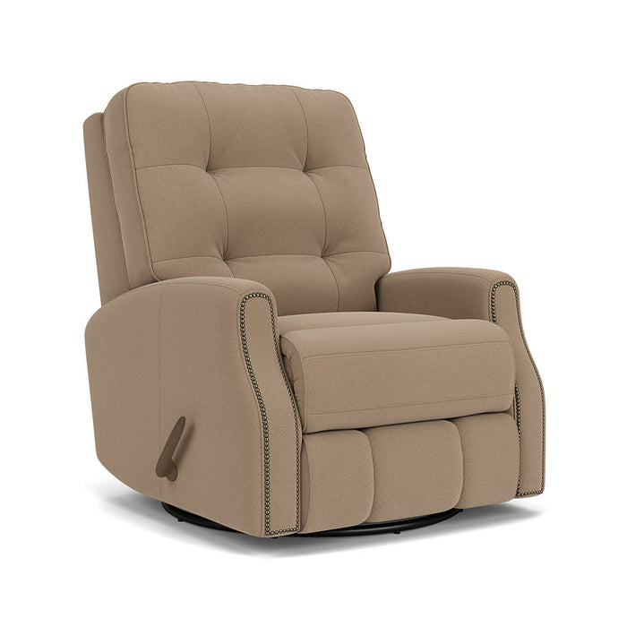 Devon Leather Swivel Gliding Recliner