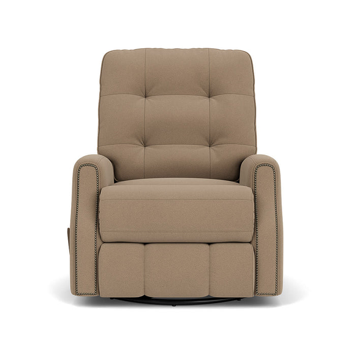 Devon Leather Swivel Gliding Recliner